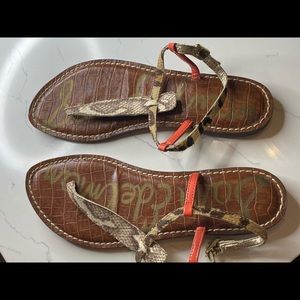Sam Edelman animal print sandals